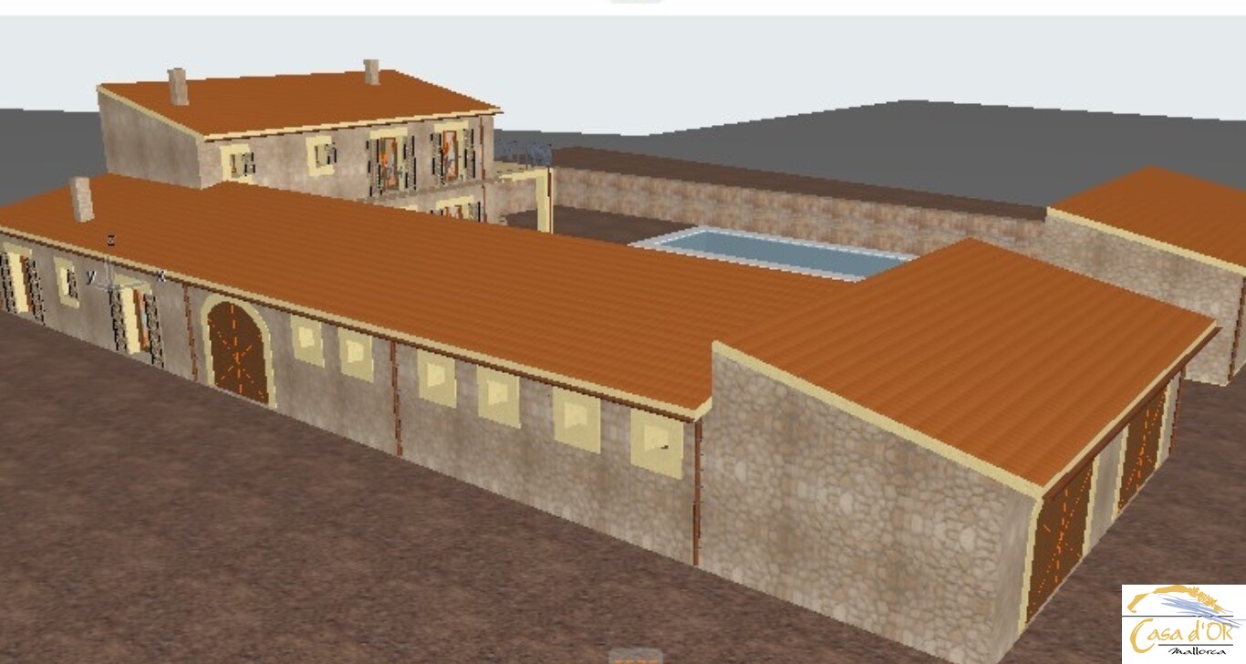 Exklusive Finca mit bewilligtem Bauprojekt bei Porto Cristo Exklusive Finca mit bewilligtem Bauprojekt bei Porto Cristo