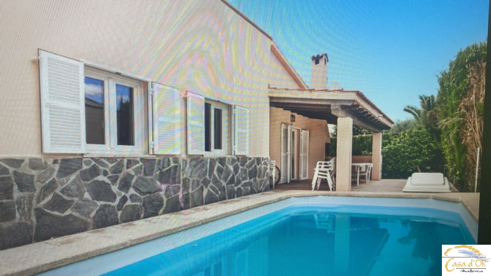 Charmantes Chalet mit Pool, Garten und Dachterrasse in ruhiger Lage von Sa Coma Charmantes Chalet mit Pool, Garten und Dachterrasse in ruhiger Lage von Sa Coma