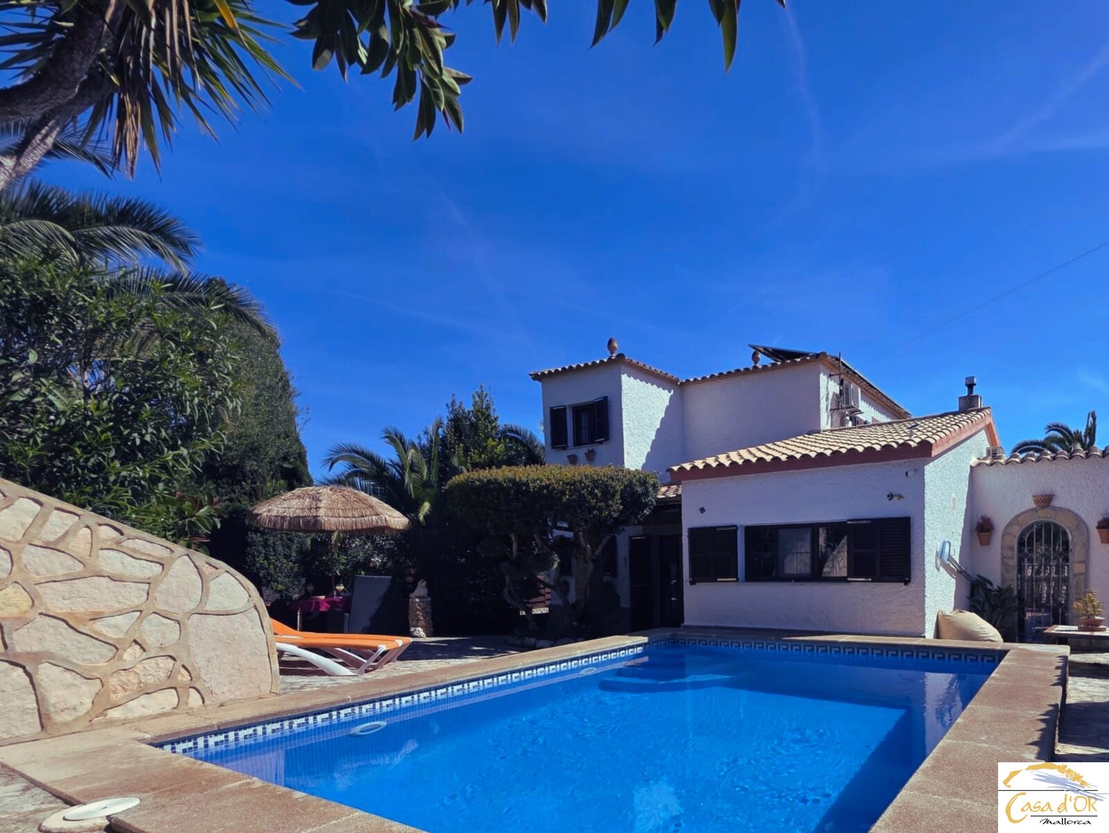 Mediterranes Traumhaus mit Meerblick, Pool und direktem Strandzugang in der Cala Romantica Mediterranes Traumhaus mit Meerblick, Pool und direktem Strandzugang in der Cala Romantica